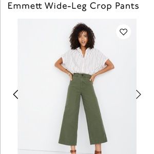 Madewell Emmett Wide Leg Crop Pants